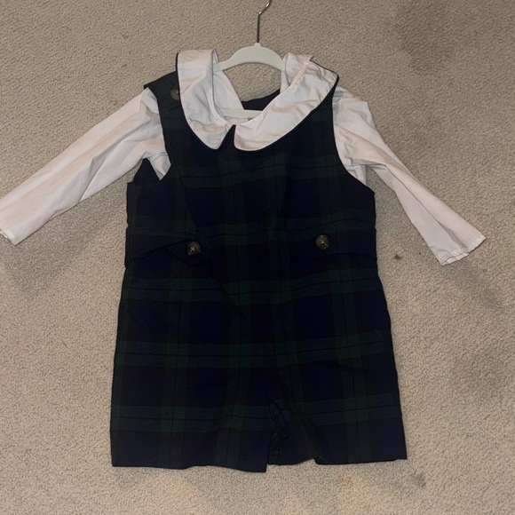 TBBC Keenland Jon Jon Set with long sleeve shirt in Berwick Blackwatch Tartan